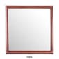 Passion Furniture Classic Square Wood Dresser Mirror - 38x38 - image 8