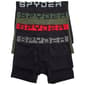 Mens Spyder 4pk. Liquid Cool Nylon Boxer Briefs - Black/Multi - image 1