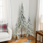 Northlight 4ft. Pre-Lit LED Alpine Flocked Christmas Tree - image 4