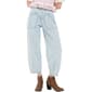 Womens MNK Patch Pocket Barrel Denim Jeans - image 5