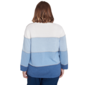 Plus Size Alfred Dunner Lake Victoria Ombre Colorblock Sweater - image 2