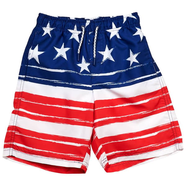 Boys (8-20) SURFZONE(R) Americana Swim Trunks - image 