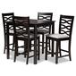 Baxton Studio Lanier 5pc. Wooden Pub Style Set - image 6