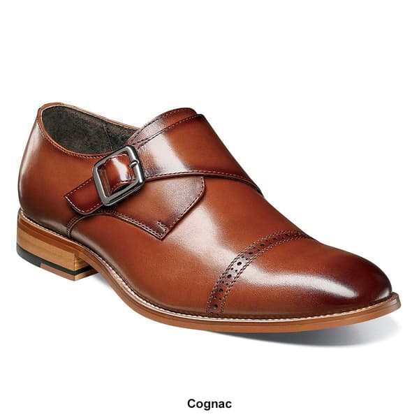 Mens Stacy Adams Desmond Cap Toe Monk Strap Oxfords
