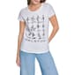 Womens Halston Short Sleeve Liza Minelli Sketch Graphic Tee - image 1