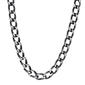 Mens Perry Ellis Light Gunmetal Curb Chain Necklace - image 1