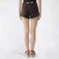 Juniors Madden Girl Zebra Scarf Belted Shorts - image 2