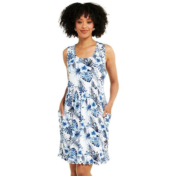 Womens Ren&#233; Rof&#233;&#174; Hibiscus Tank Nightgown