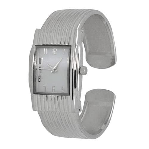 Womens Olivia Pratt Large Cuff Watch - 16781SILVER - image 