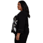 Plus Size Alfred Dunner Travel Advisory Leaf Embroidery Blouse - image 4