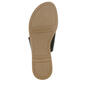 Womens Franco Sarto Gem Snakeskin Leather Slide Sandals - image 5