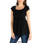 Womens 24/7 Comfort Apparel Fitted Waist Tunic Top - image 2