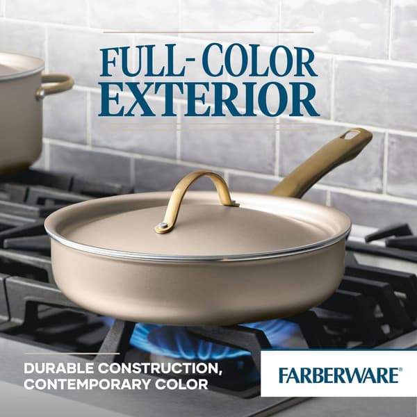 Farberware&#174; Radiant 2.75qt. Saut&#233; Pan w/ Lid - Champagne