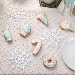 National Tree 8in. Pastel Gingerbread Ornaments