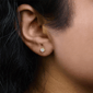 Haus of Brilliance Gold Lab Grown Diamond Miracle Stud Earrings - image 4