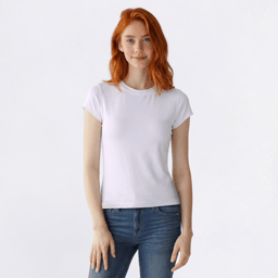Juniors Cotton Candy Short Sleeve Butter Soft Crew Tee