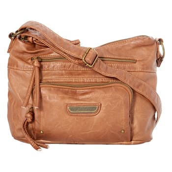 Stone Mountain Smoky Mountain Front Zip Crossbody Handbag for Women