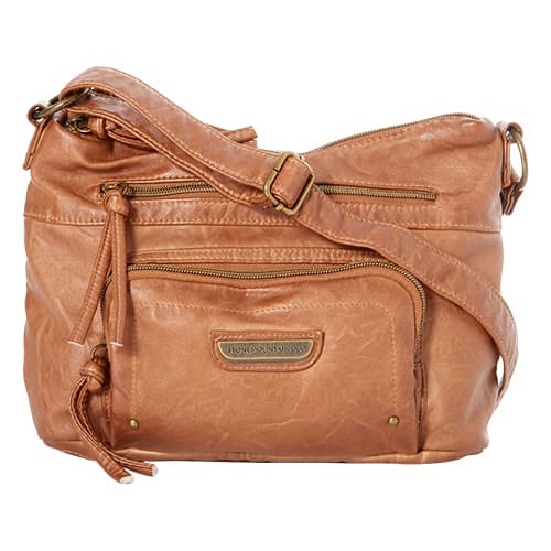 Stone Mountain Smokey Mountain Double Top Zip Hobo - image 