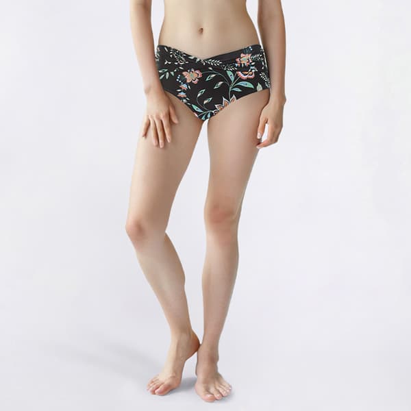 Womens Cupshe Floral Twist Front Hipster Swim Bottom - image 