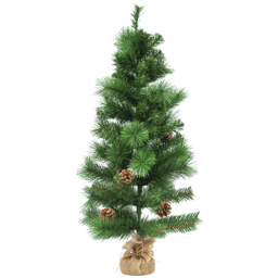 Northlight 39in. Mixed Pine & Pine Cones Christmas Tree