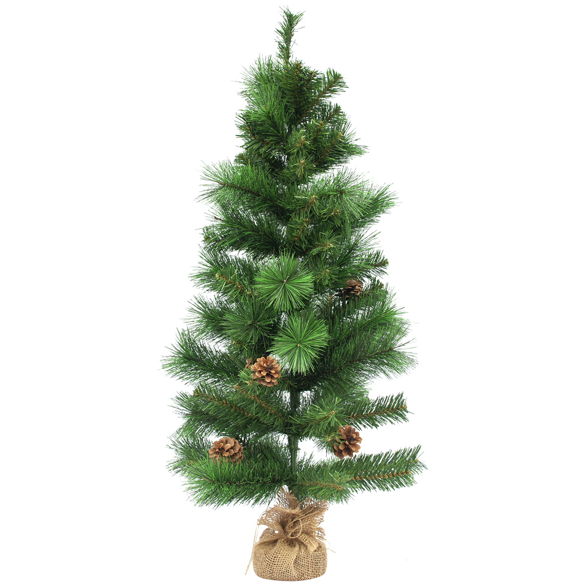 Northlight 39in. Mixed Pine & Pine Cones Christmas Tree