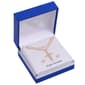 Gold-Tone CZ Cross Pendant & Earring Set - image 1