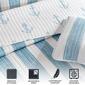 FreshFolds 3pc. Striped Anchor Coastal Bedspread Quilt Set - image 5