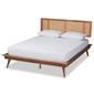 Baxton Studio Nura Mid-Century Modern Wood Full-Size Platform Bed - image 1