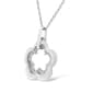 Haus of Brilliance Diamond Double Flower Shape Pendant - image 3
