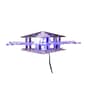 Kurt Adler Blue & White LED Rotating Snowflake Treetop - image 6