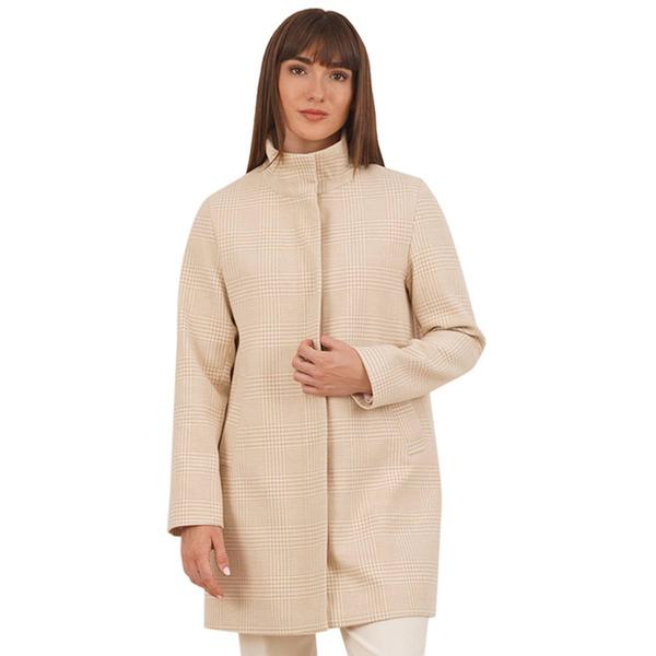 Petite Nine West Full Zip Stand Collar Faux Wool Walker - image 