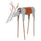 Alpine Metal Rustic Grazing Reindeer Christmas D&#233;cor - image 3
