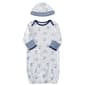 Baby Boy (NB-3M) Little Me Puppy Toile Gown with Hat - image 1