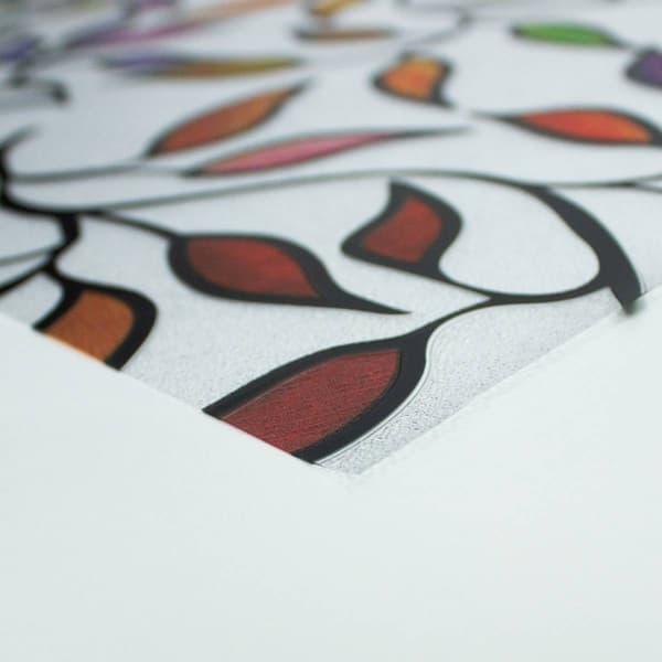 RoomMates&#174; Stained Glass Leaves Window Film
