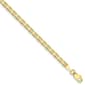 Gold Classics™ 10kt. 3mm Concave Anchor Chain Bracelet - image 2