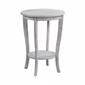 Convenience Concepts American Heritage Round End Table with Shelf - image 11