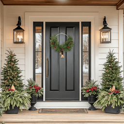 Northlight Real Touch(tm) Cypress & Pine w/ Berries Christmas Wreath