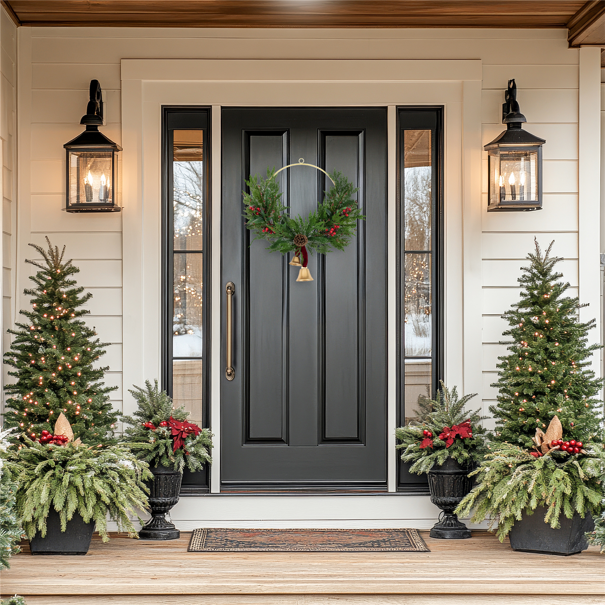 Northlight Real Touch(tm) Cypress & Pine w/ Berries Christmas Wreath