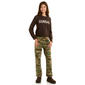 Girls (7-12) Rare Editions Sunday Knit Sweater w/ Camo Pants - image 1