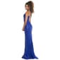 Juniors Crystal Doll Placement Sequin Mermaid Sheath Dress - image 4