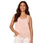 Womens Democracy Scallop Edge Lace Embroidered Tank Top - image 1