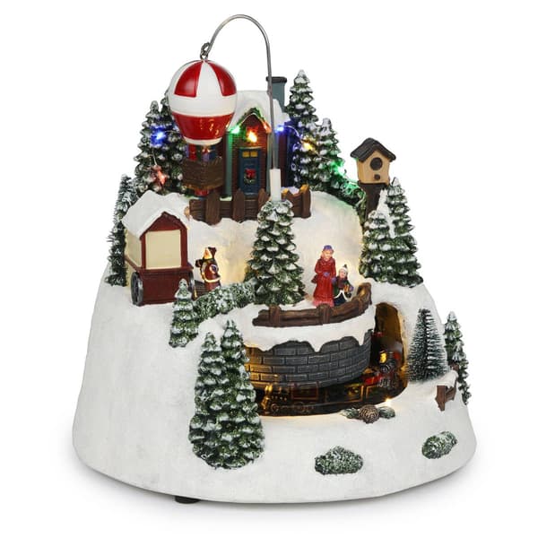 Alpine LED Animated Christmas Village D&#233;cor