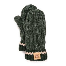 Womens MUK LUKS(R) Marled Chunky Mitten