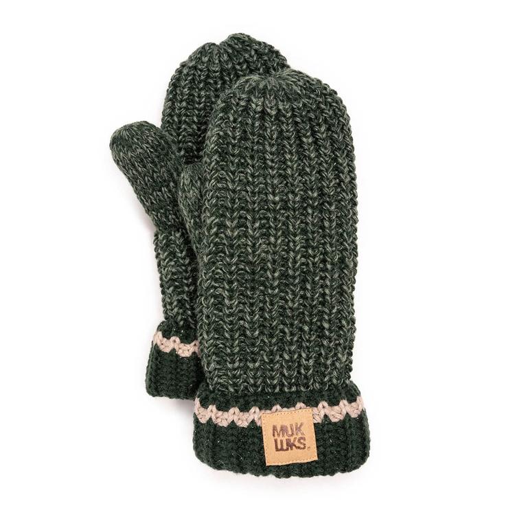 Womens MUK LUKS(R) Marled Chunky Mitten