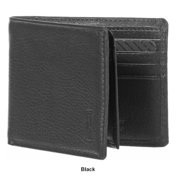 Mens Club Rochelier Winston Slimfold Leather Wallet w/ Passcase