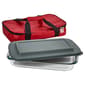 Homemaker 3pc. Rectangle Solid Red Bake N Take - image 1