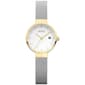 Womens BERING Solar Two-Tone White Dial Watch - 14426-010 - image 1