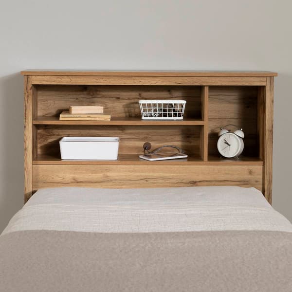 South Shore Cavalleri Nordik Oak Twin Headboard