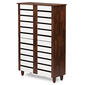 Baxton Studio Gisela Two-Tone Shoe Cabinet - image 5