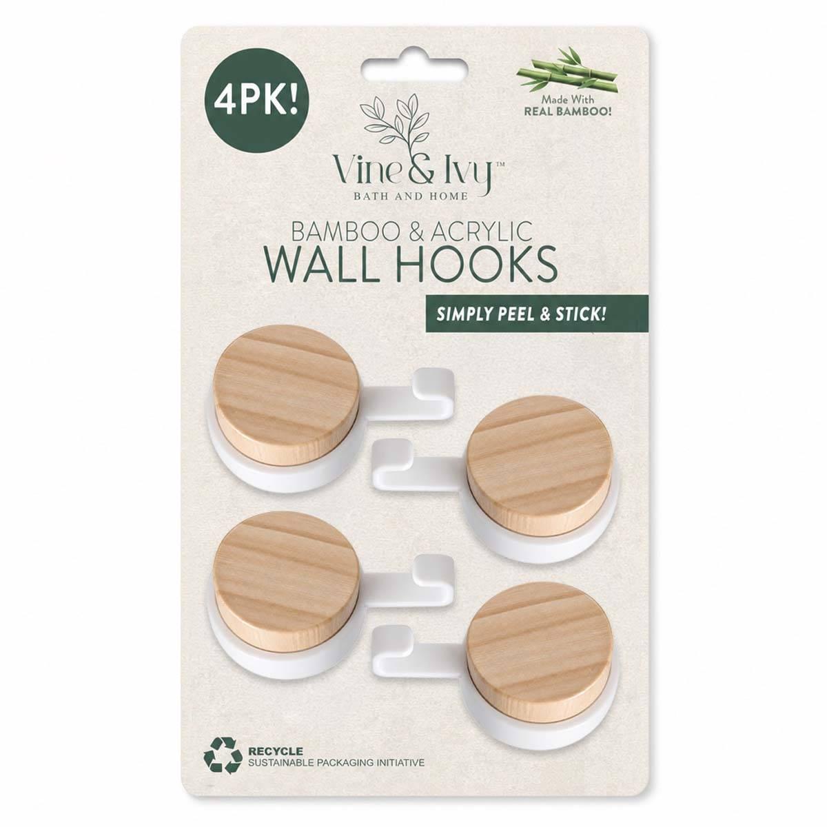 Vine & Ivy Bamboo Wall Hooks